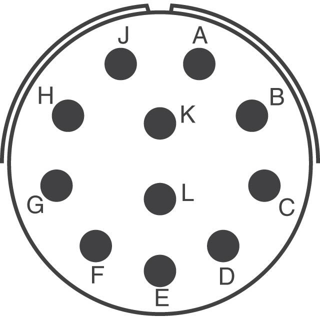 MS3126F-18-11S Amphenol Industrial Operations  Gruppi di connettori circolari